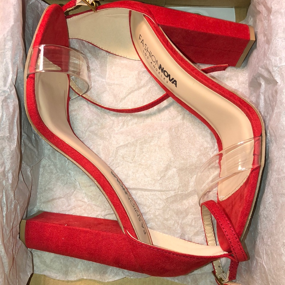 fashion nova strap heels